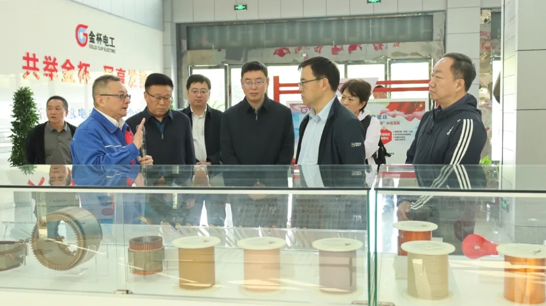 政企联动促生长｜山东省委社会事情部考察组莅临尊龙凯时人生就是搏电工电磁线公司调研指导